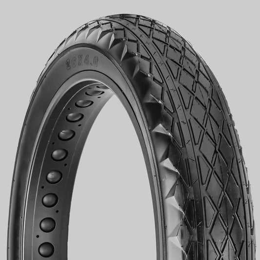 Hycline 26”x4“ Rhombus Plus - All Terrain Puncture-Resistant High-Density Street & Trail Fat Tyre