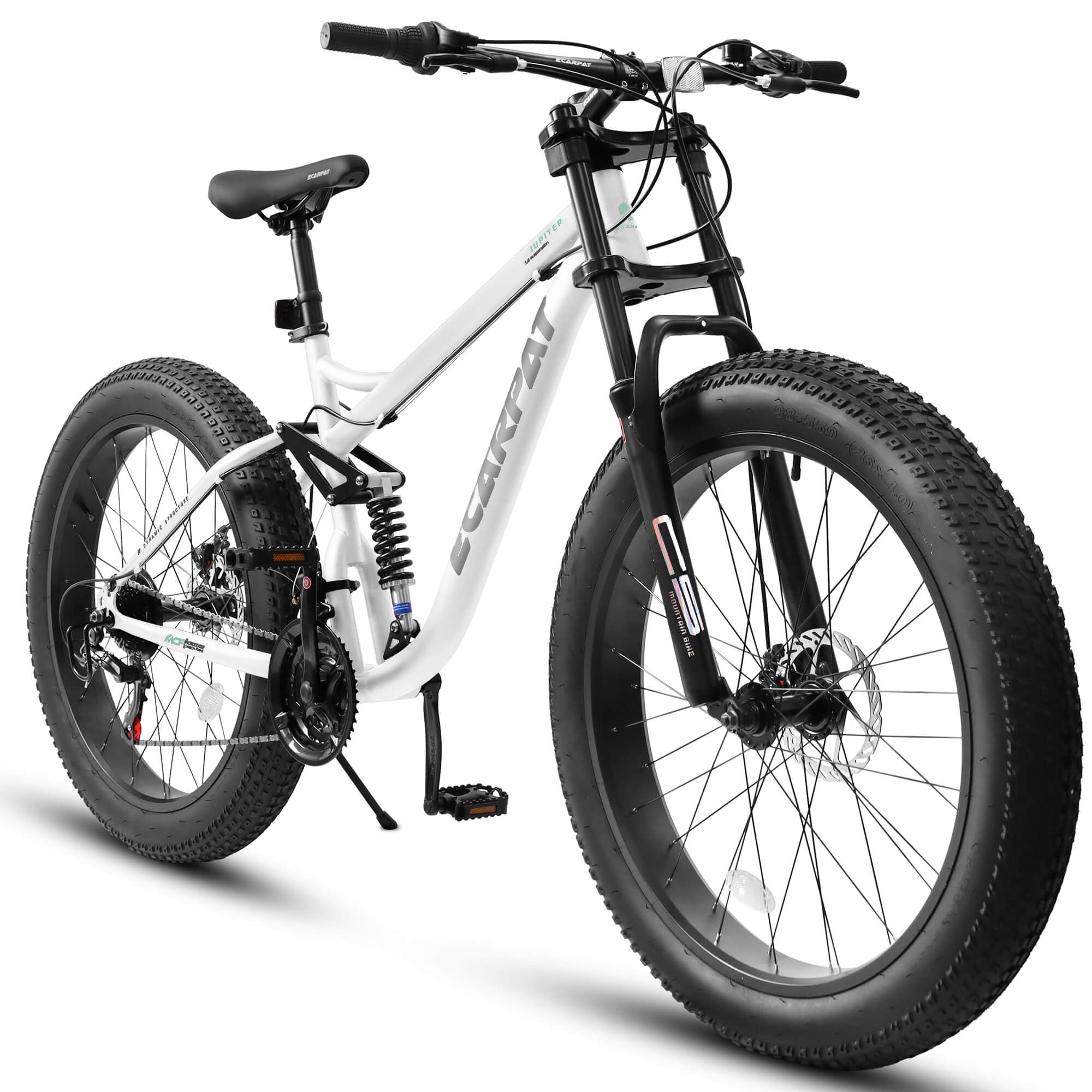 Ecarpat Jumbo MX Fat Bike 26 4 Hycline White 26 4.0