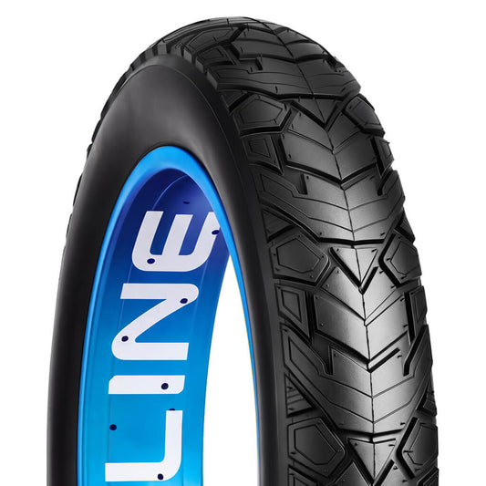 Lightweighting Fat Tire 20/26x4.0 Inch, Folding Replacement Fat Tire for Fat Mountain Bicycle and E-Bikes
