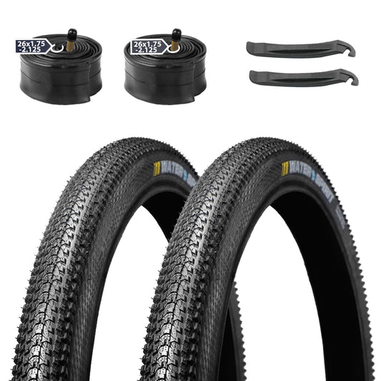 Kenda 26"×1.95" Water Spirit K1162 Mountain Bike Tire With Tube Bundle Pack Set