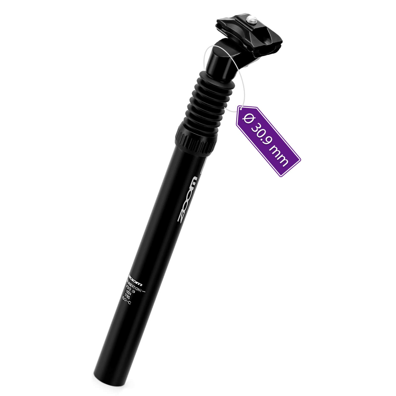 ぴょんた1008 ZOOM Suspension Seatpost Ø27.2/30.9/31.6mm × 350mm length – Hycline