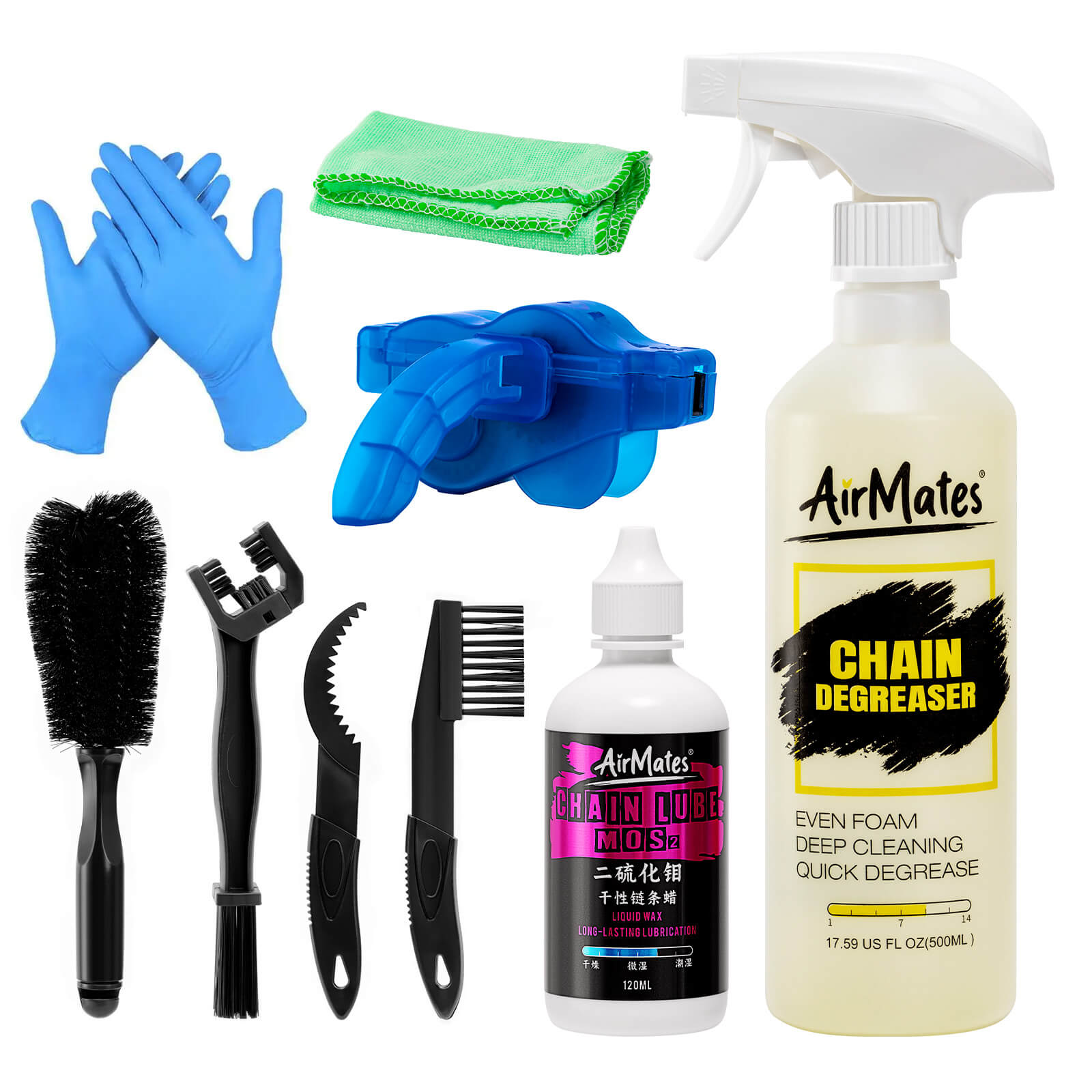 Chain Cleaner Cycle Chain Spray Bike Chain Cleaning Kit – Hycline