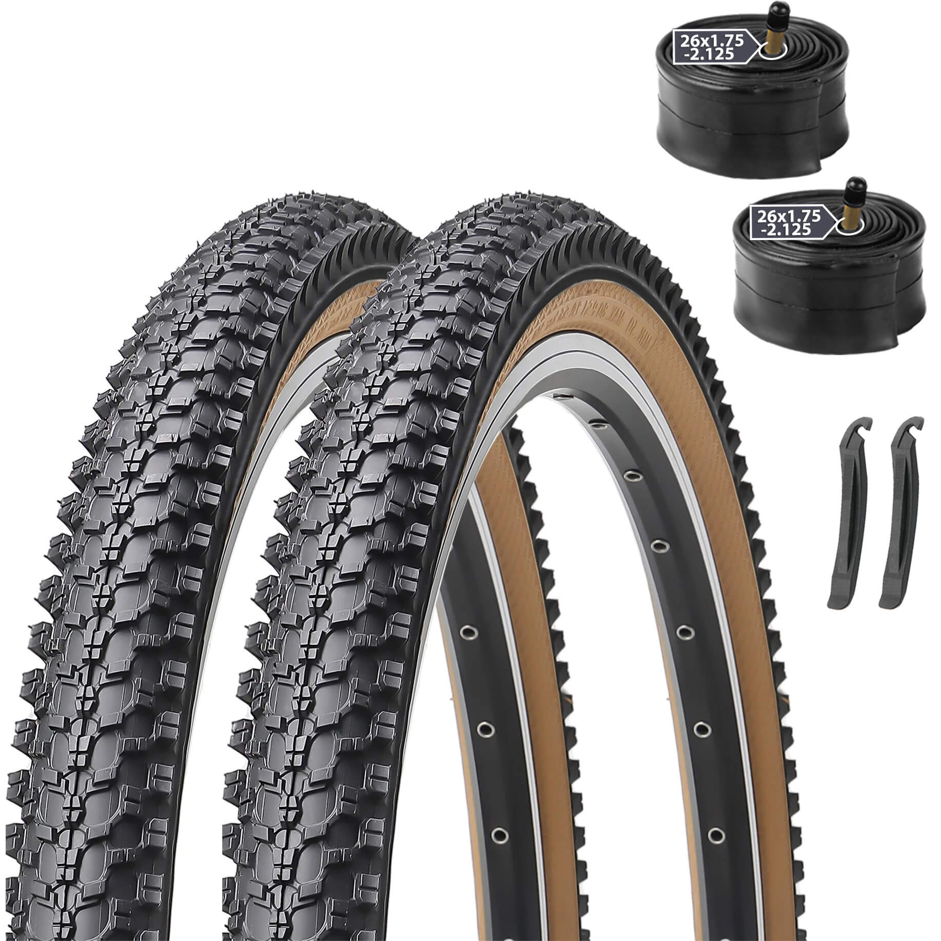 Hycline CrossBand Kevlar Brown-Wall Mountain Tire