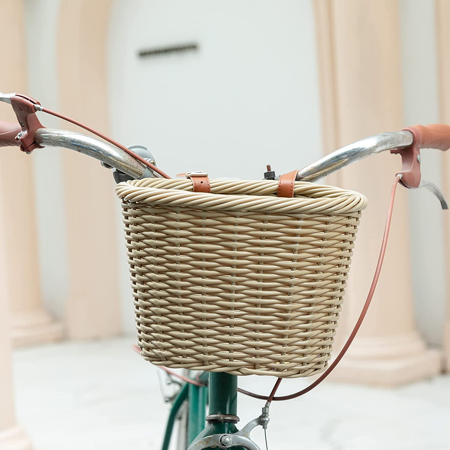 Hycline Bike Basket Front Handlebar Storage Basket for Adult and Kids