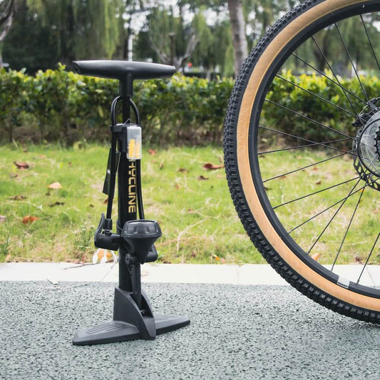 bike tire pressure maintainance - bike pump