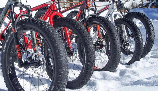 How to Choose Winter Fat Bike Tire Tread and Air Pressure