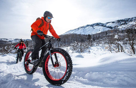 Can fat tires be used as for snow bikes in winter?