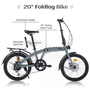 Zukka Crossroll Folding Bike - 20