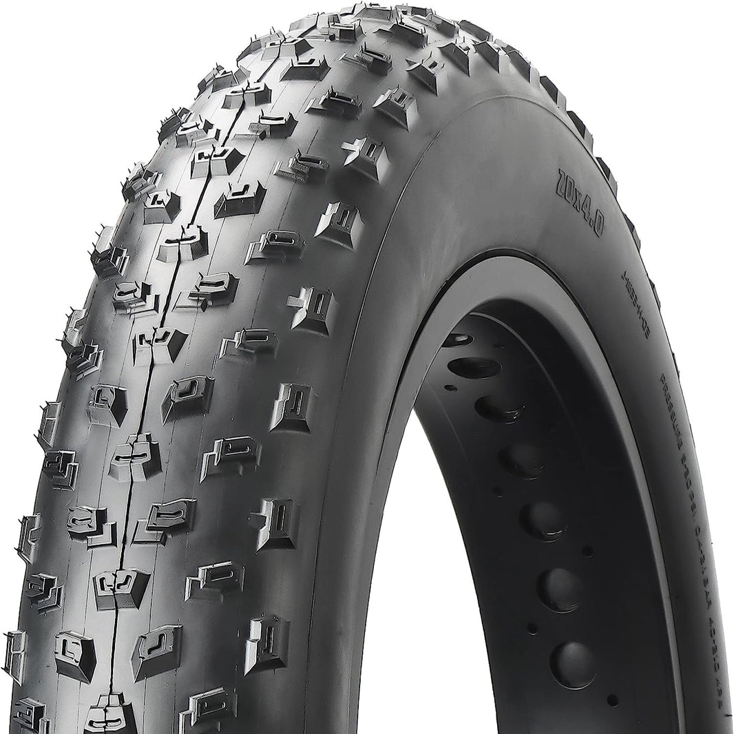 Hycline Fat Tire, 66 X 10.2 Cm Fat Bike Tyres, Folding Replacement Electric Bicycle Tyres, Compatible Wide Mountain Snow Bike