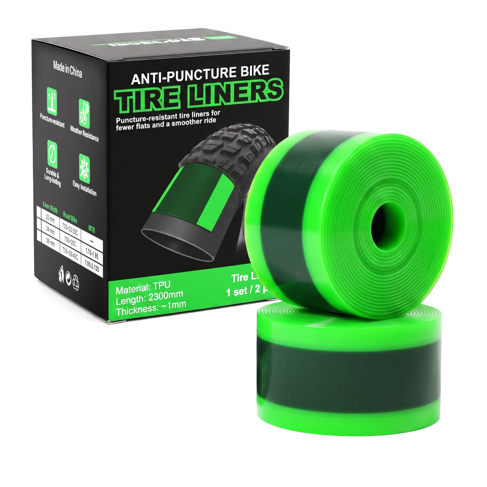 Road & MTB Bike Tire TPU Liners