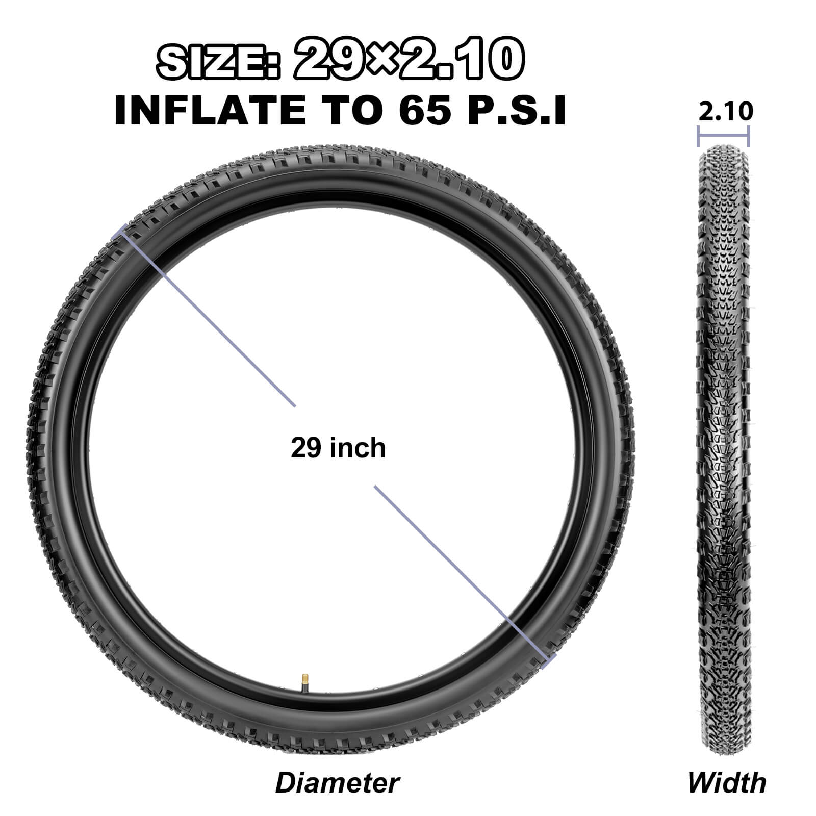 Rávos - 26/27.5/29"×2.1"