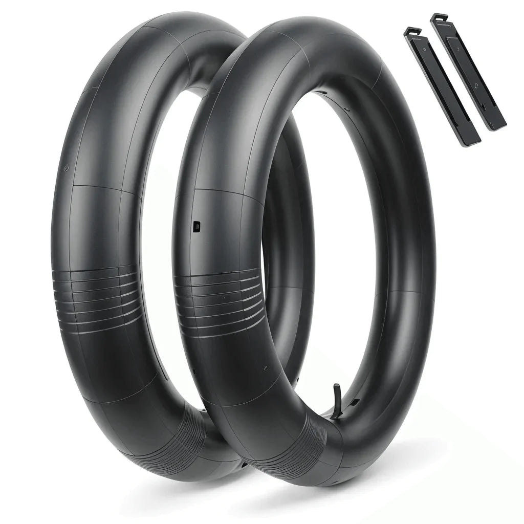 2-Packed Inner Tubes of Road Electric Bike Fat Tire - 20/24/26×4.0