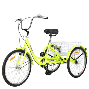 Hycline 26=inch wheel foldable tricycle for adults