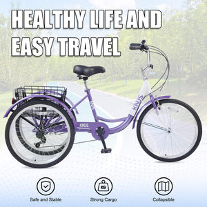 Knus Virbus 24“ Single-Speed Adult Tricycle