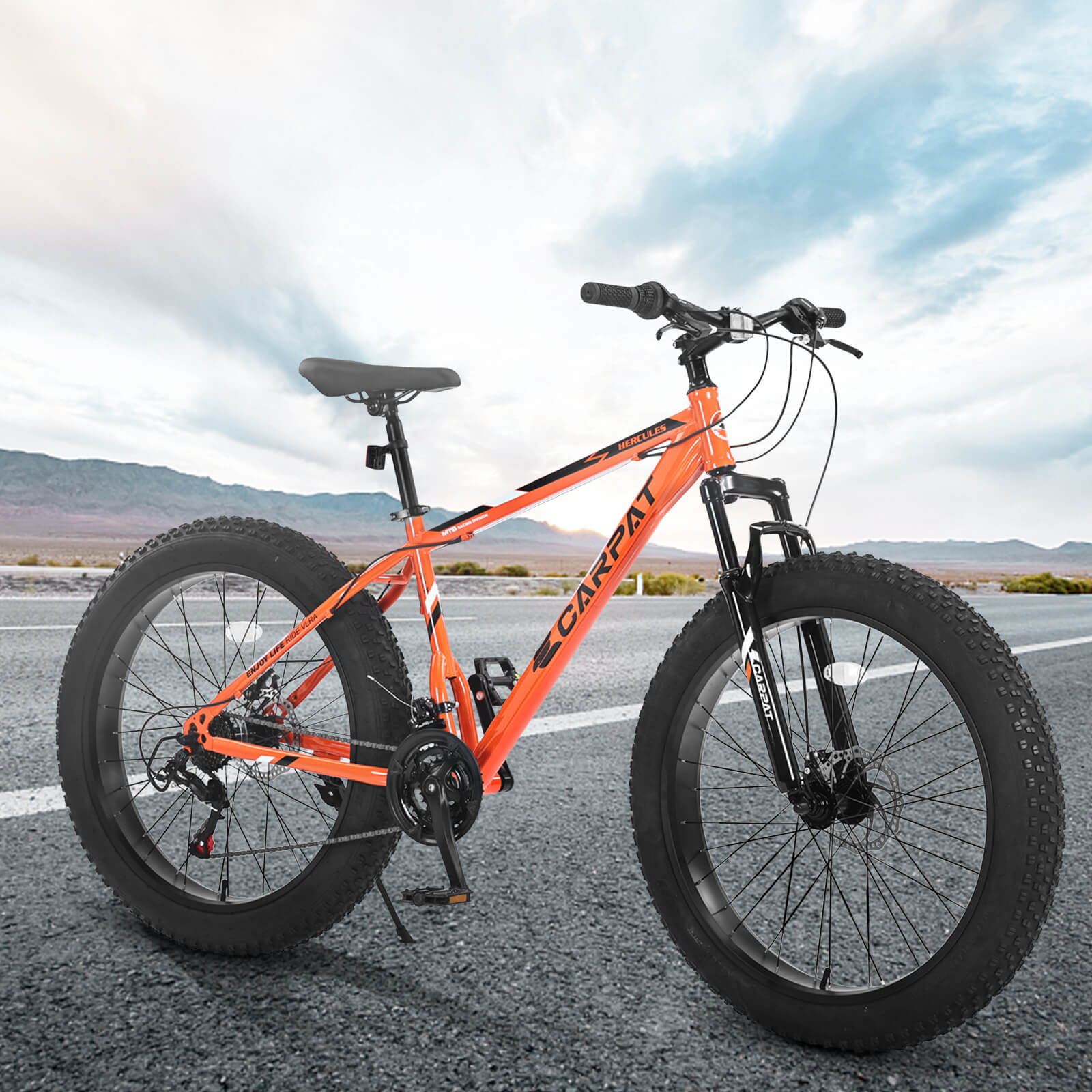 Hercules 26x4 Fat Tire Mountain Bike – Ultimate Traction for
