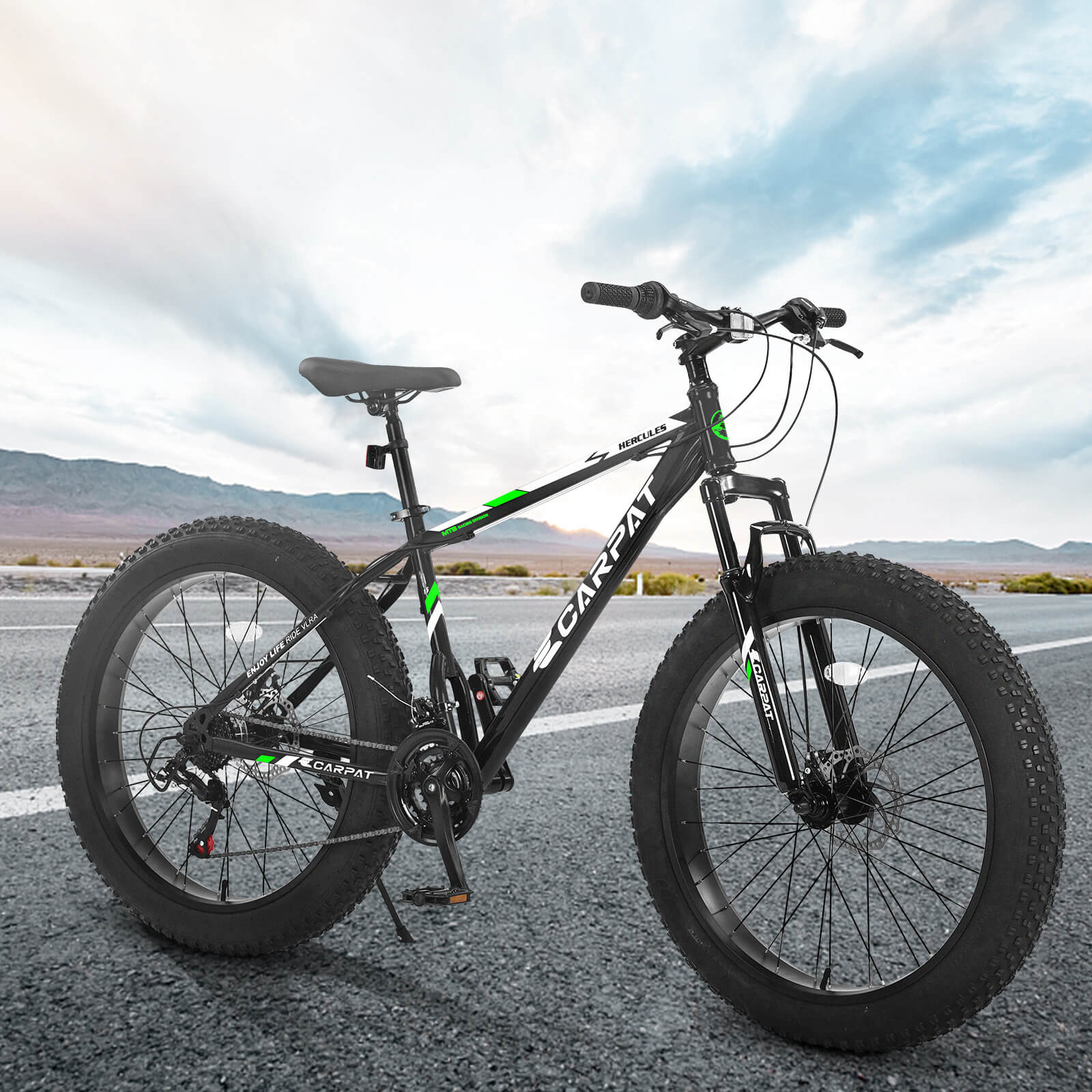 Hercules 26x4 Fat Tire Mountain Bike – Ultimate Traction for