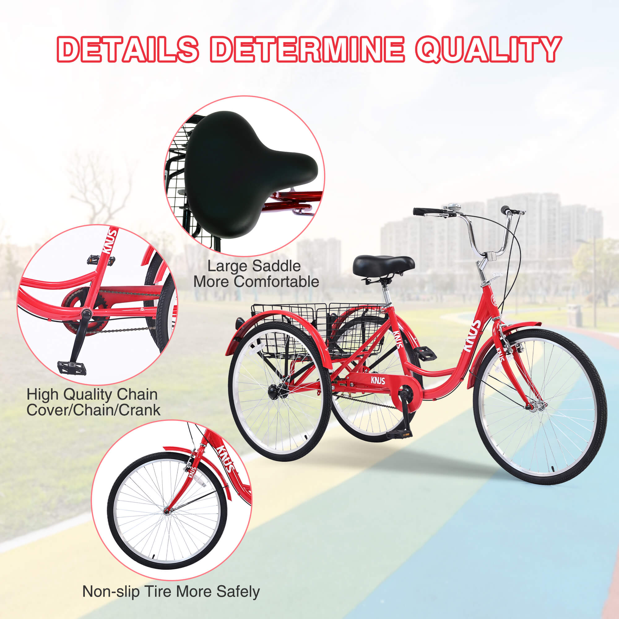 3 wheeler bicycle Victrip T1 Fat tire Electric Trike / 90%Pre-assembled / Reverse Mode / Peak 1000W Motor / 48V 20Ah / USA / Black(Includes Anniversary Gift) Sporty Design Up to 72 miles range with pedal assist Raleigh Trike - Raleigh SA