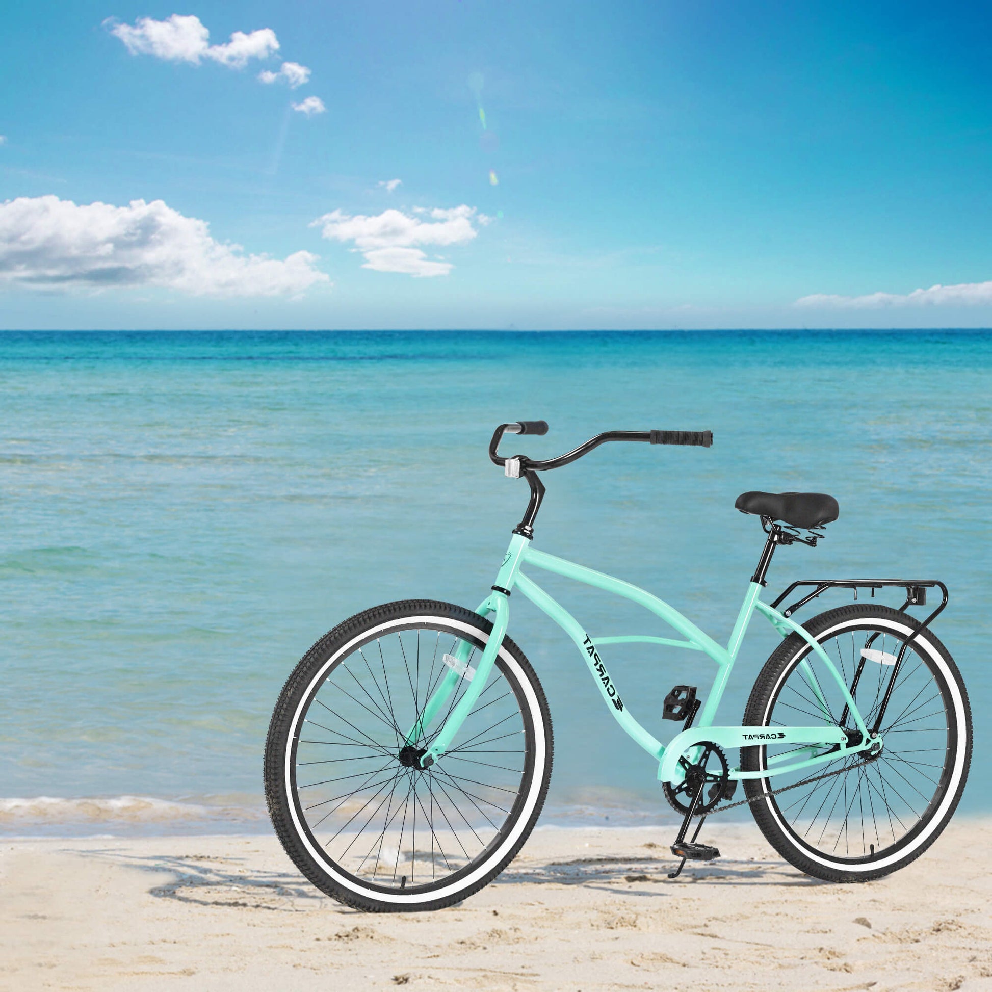 Ecarpat Roowee 26" Beach Cruiser Bike