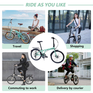 Hycline Meghna 24” Folding Bike