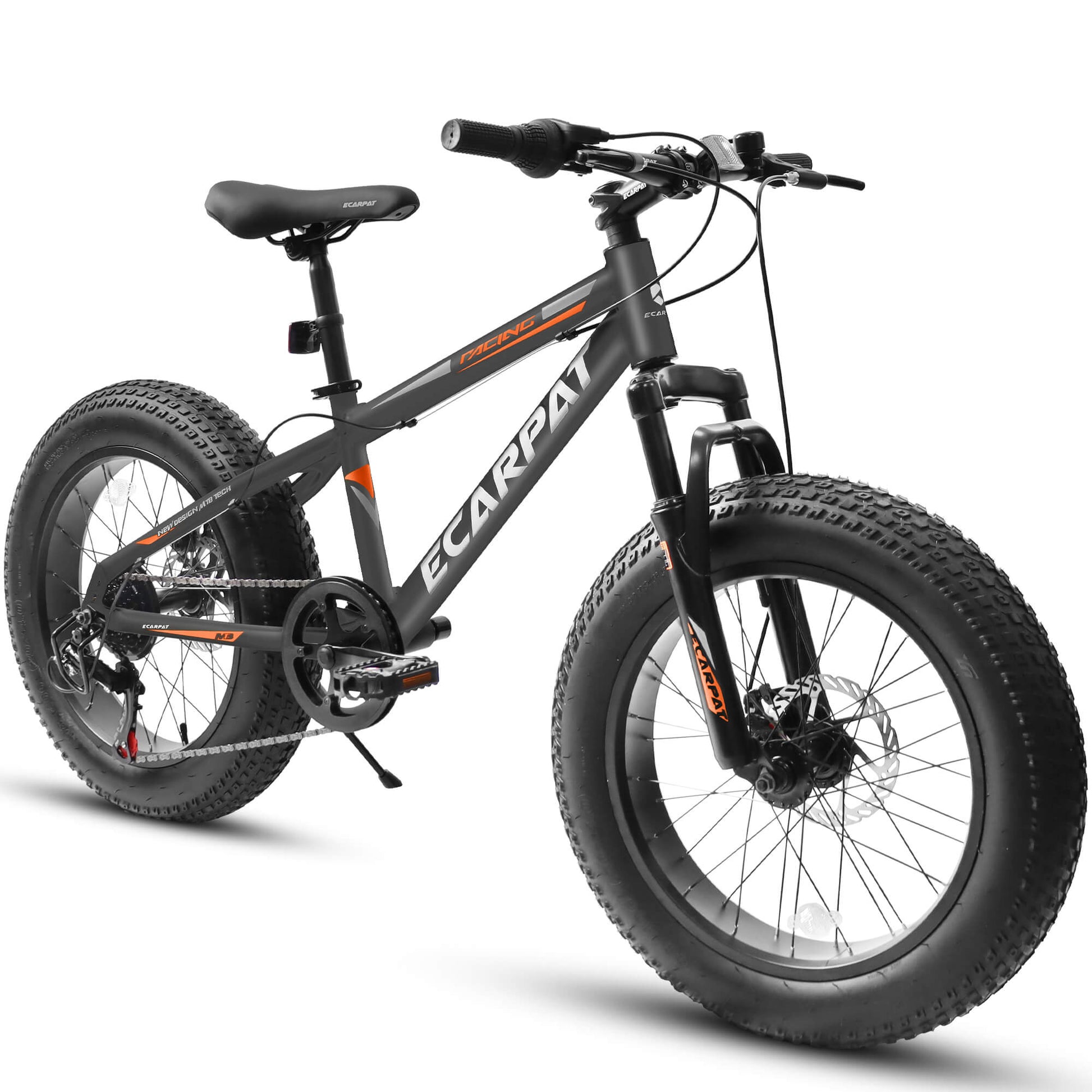 85% Pre-Assembled Ecarpat Arena 20"×4.0" carbon steel fat tire bike