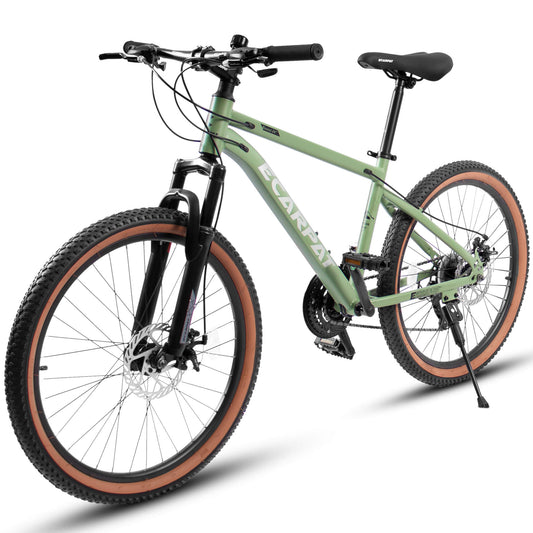 85% pre-assembled 24x16" steel frame, 26x2.125 mountain bike
