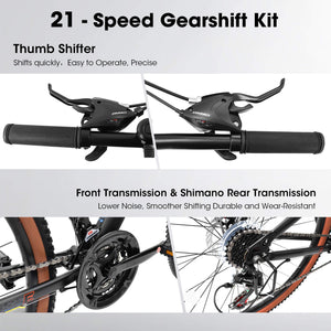 Shimano 21-speed Hycline 85% pre-assembled 24x16