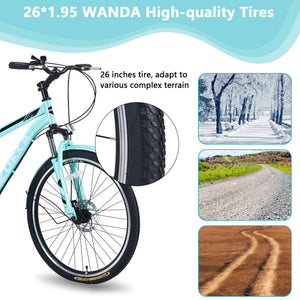 Zukka Wanda 26“ 7-Speed MTB Adult Tricycle for what terrains