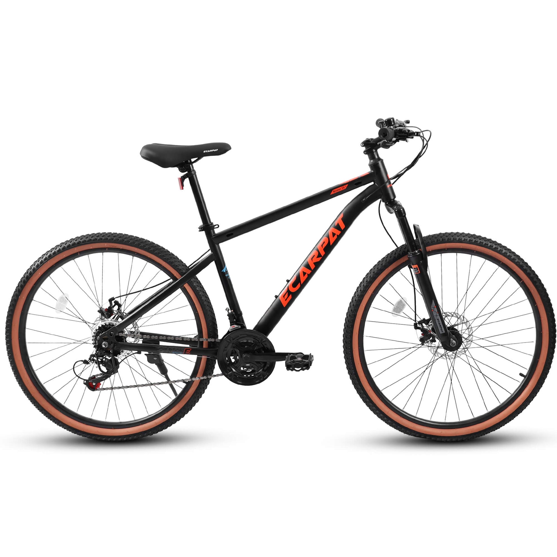 85% pre-assembled 24x16" carbon-steel frame 24"×2.125" Hycline mountain bike