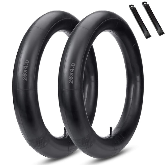 2-packed Hycline 20x4.0 / 26x4.0 fat tire tubes for fat bicycles and electric bikes