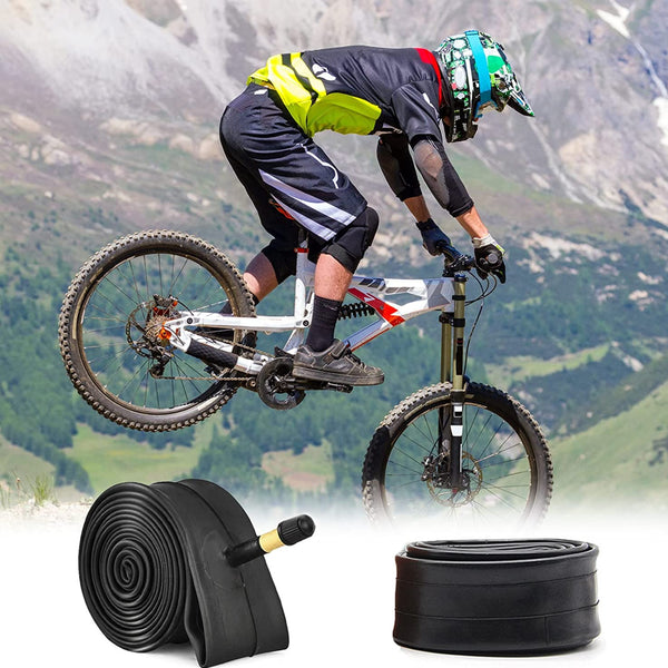 Hycline 2-Packed Bike Inner Tubes Set - 20“/24”/26"/27.5“/29” matching AV 32mm Schrader Valve