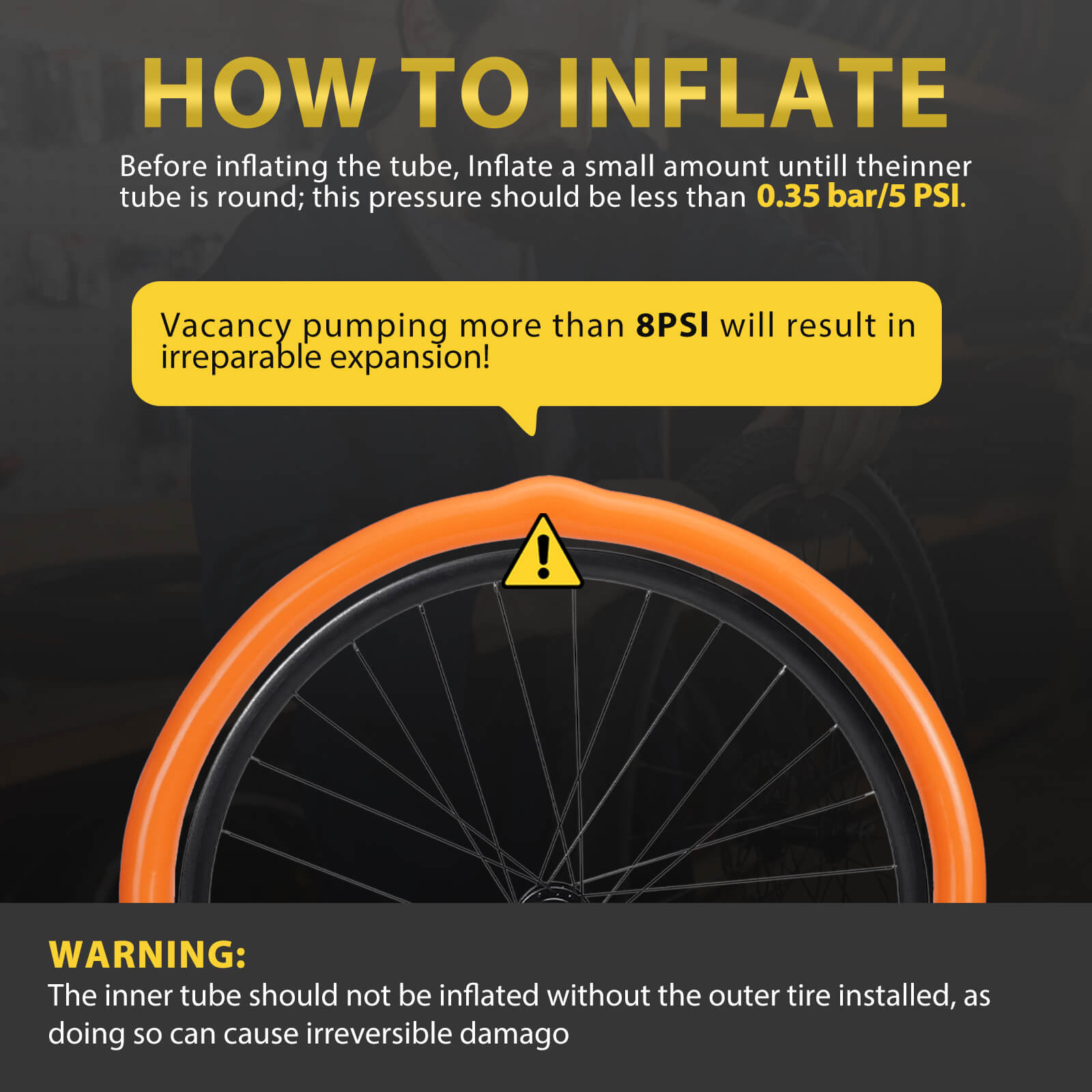 TPU Road Bike Tube - 700×35C-47C
