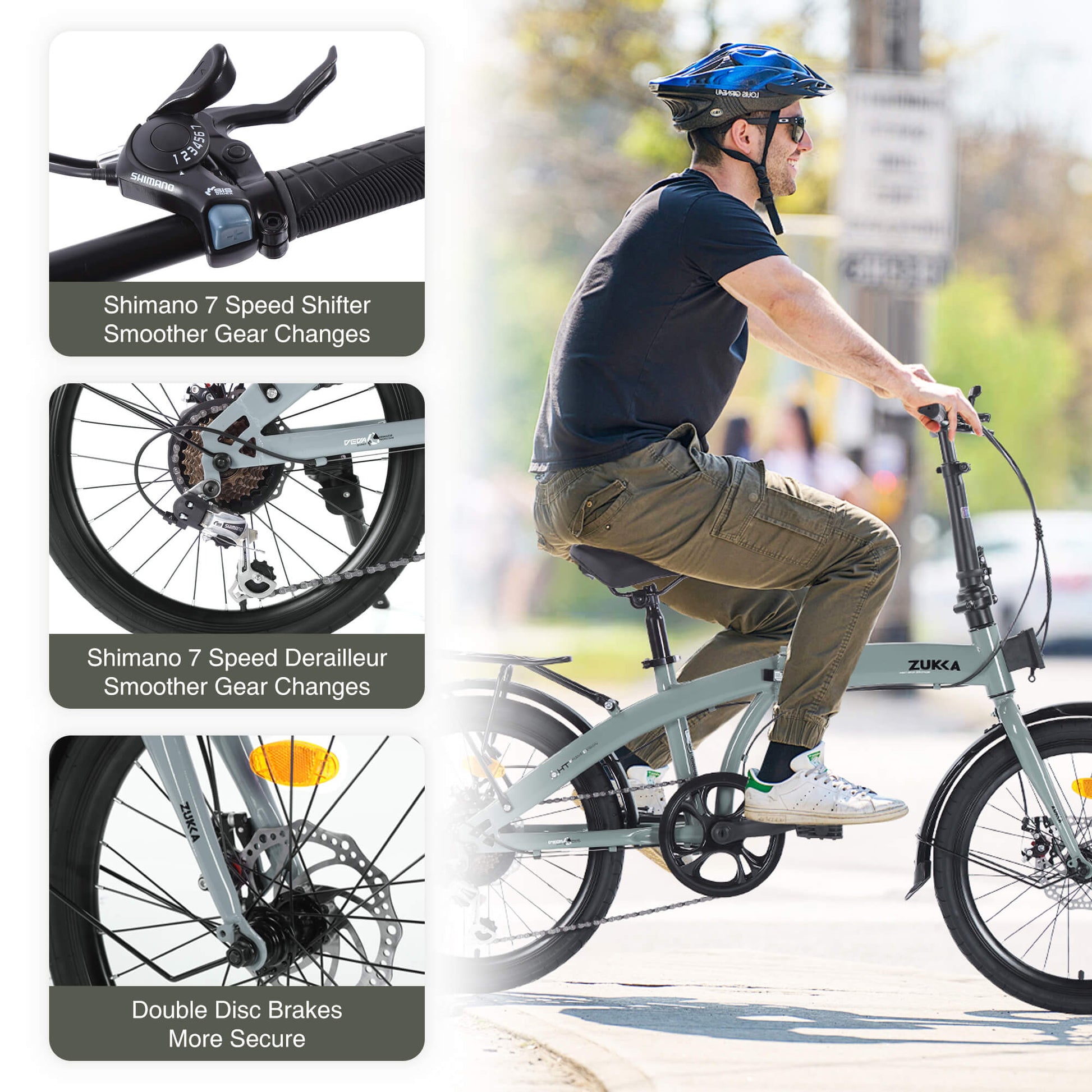 Zukka Crossroll Folding Bike - 20"