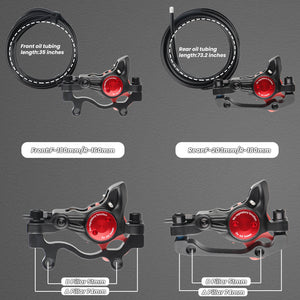 ZOOM HB-875E/876E Right Rear Hydraulic Disc Brake Horse Length