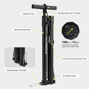 Air-Boost Bike Pump