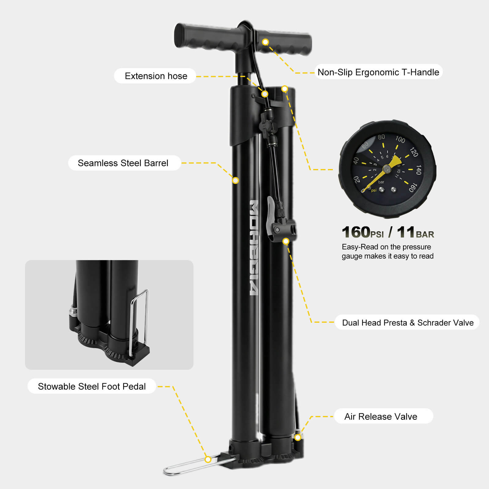 Air-Boost Bike Pump