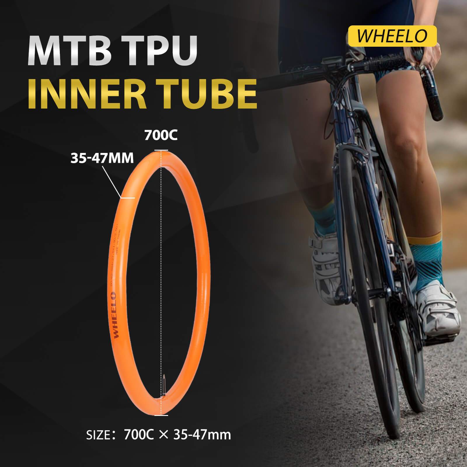 TPU Road Bike Tube - 700×35C-47C