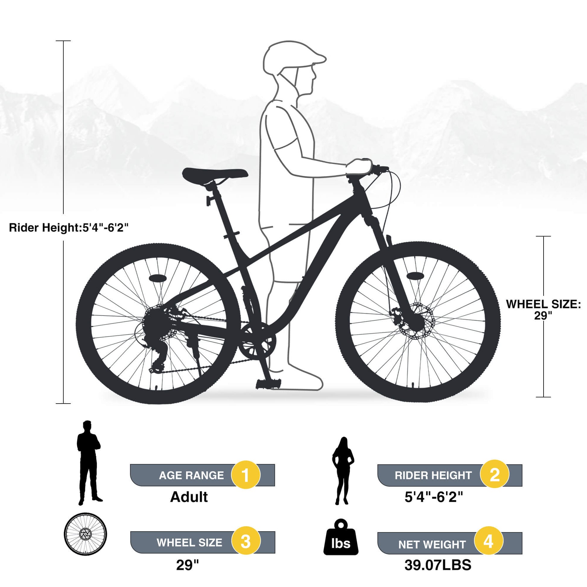 Zukka Blaze MTB - 29"×1.95"