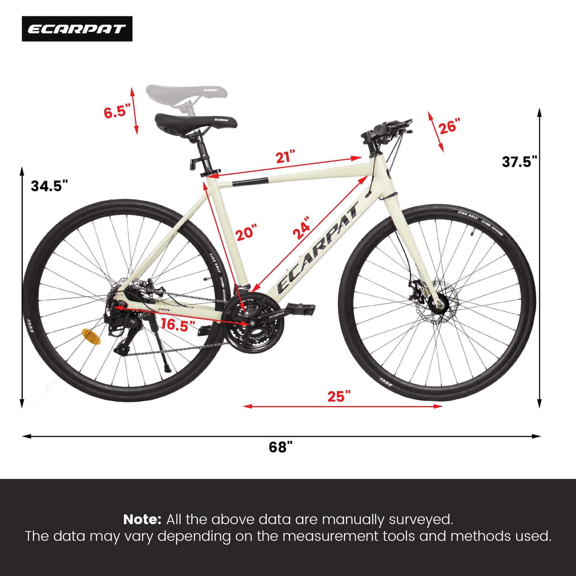 Ecarpat Druk 700×28C Road Bike