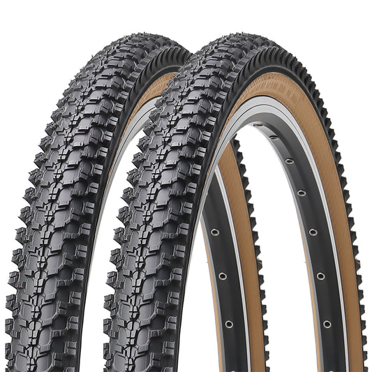 Hycline CrossBand Brown-Wall Mountain Tire 26"×1.95"