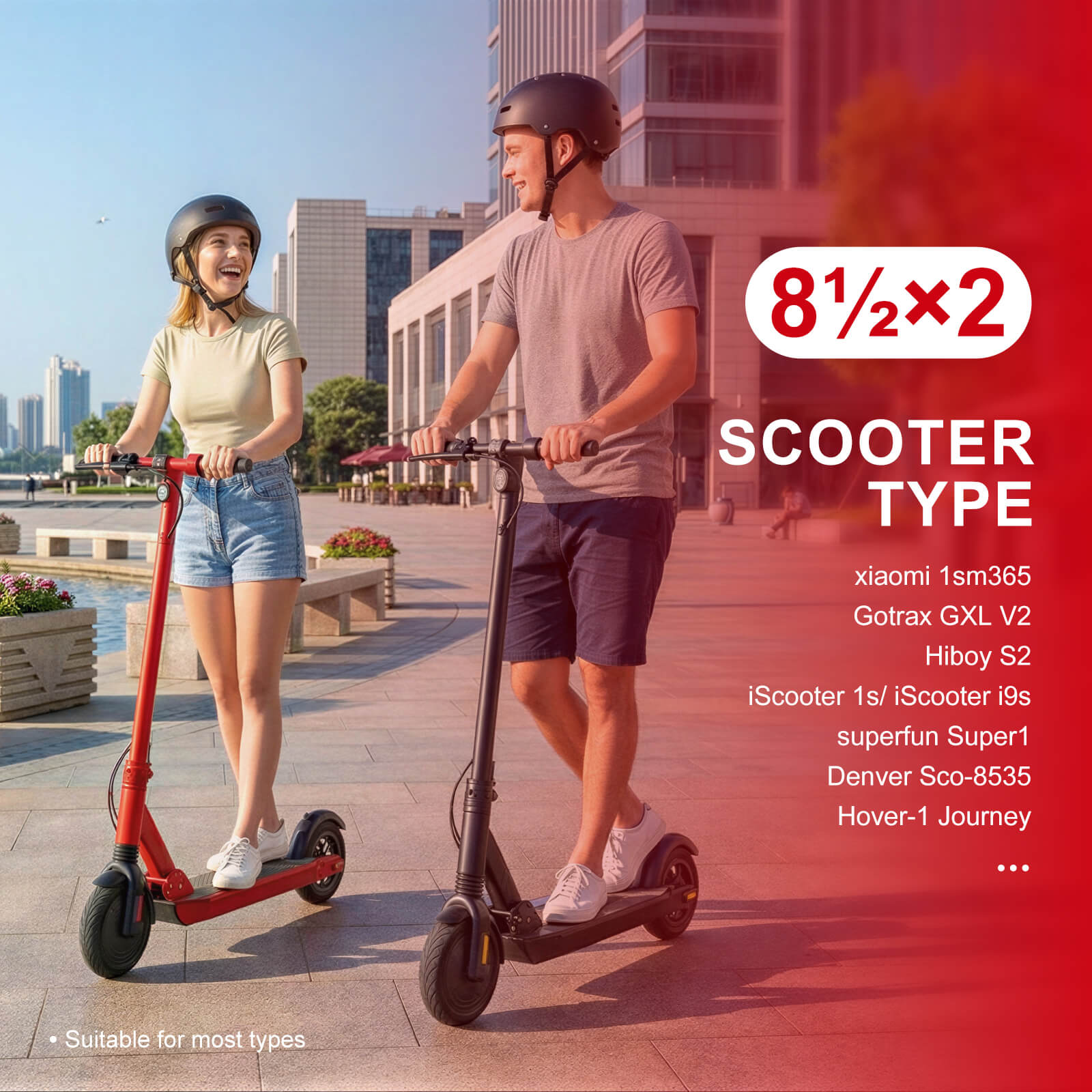 Scooter Inner Tube 8.5"×2.0"