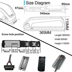 48V10AH 0-1000W Electric Bicycle Lithium Battery