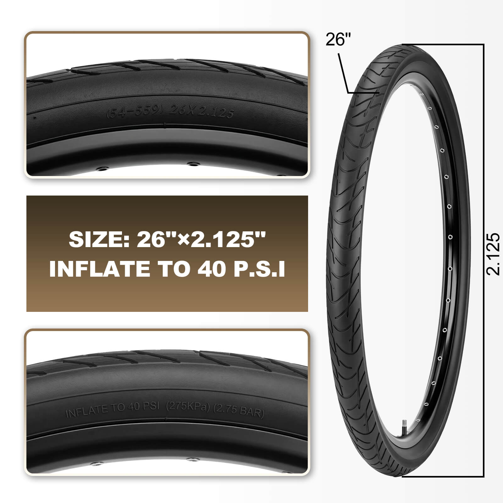 Camber - 24"/26"×2.125"