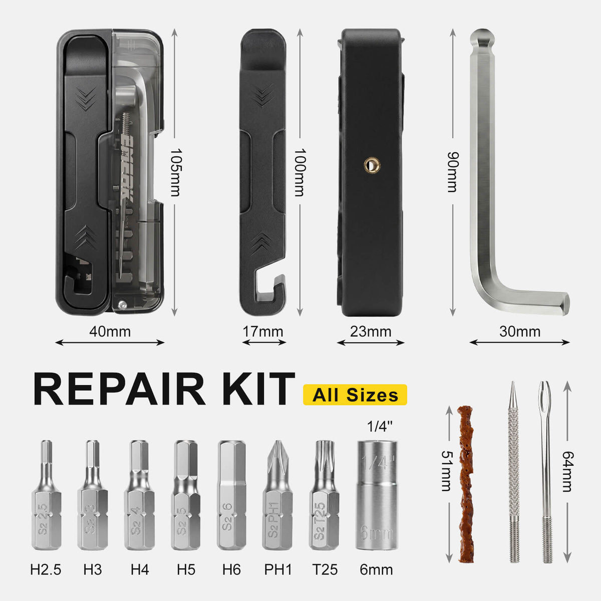 EMERK Bike Repair Tool Kit