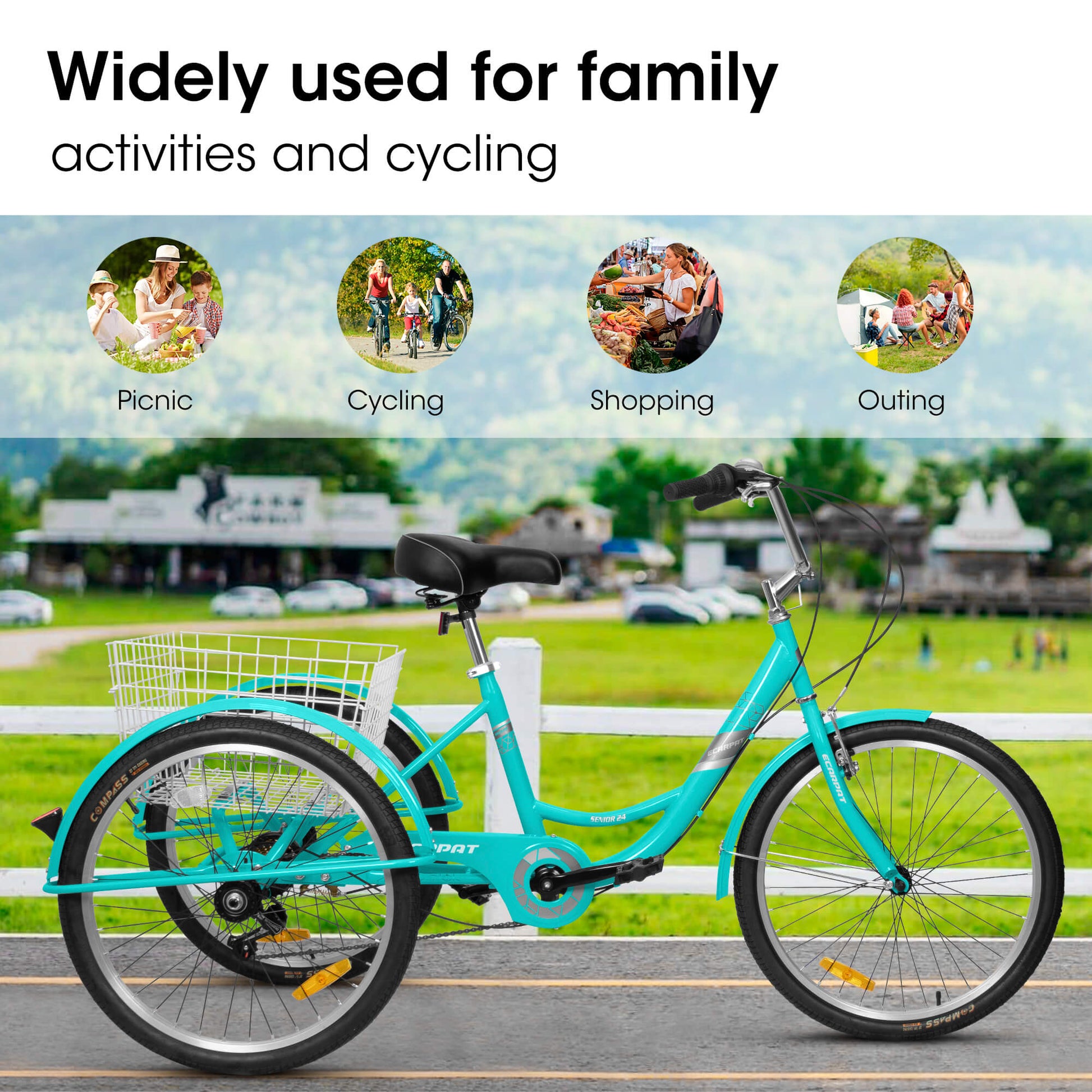 Hycline 24 Adult Trike | 3-Wheel Bike Hycline 24 Adult Trike | 3-Wheel Bike