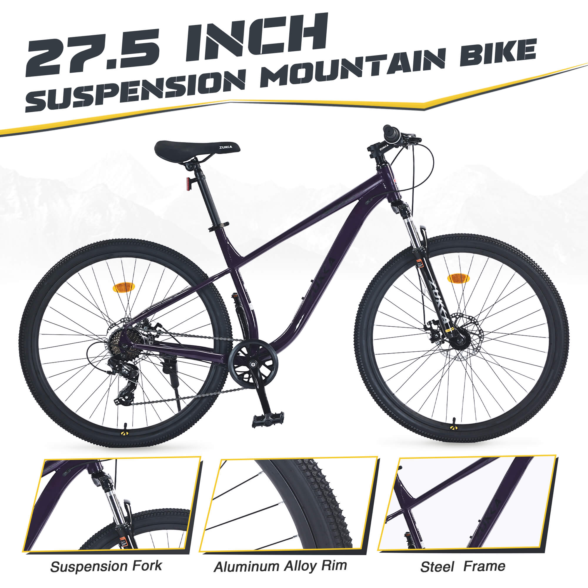 Zukka Blaze - 27.5×1.95 mountain bike – Hycline