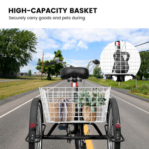 Ecarpat 24“ 7-Speed Adult Tricycle