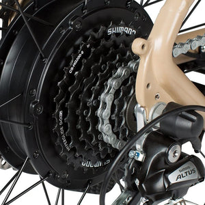 Shimano CS-HG200 7/8-Speed Freewheel (12-32T) on the rear wheel