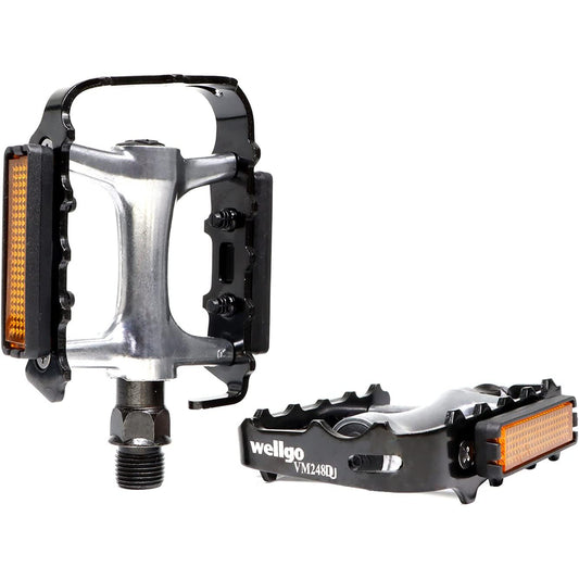 Wellgo Bike Pedals,Mountain Bicycle Pedal Sets,9/16 Compatible
