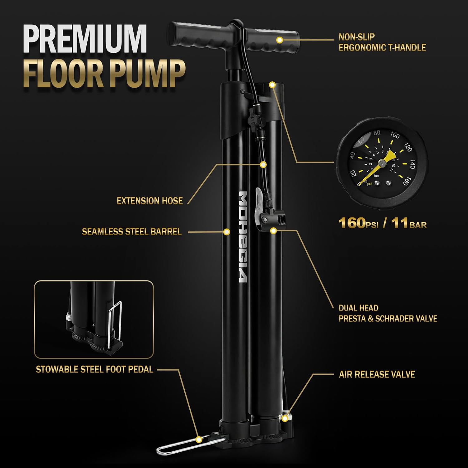 Air-Boost Bike Pump