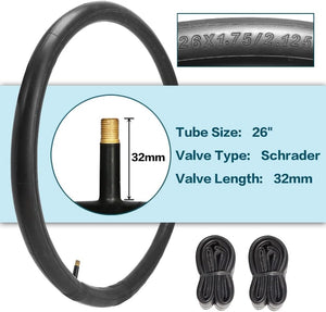 2-Pack SandRoller Beach Cruiser Tires with Tubes - 26